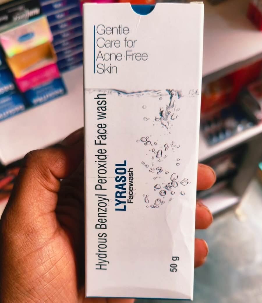 lyrasol facewash hydroxy benzoyl peroxide facewash