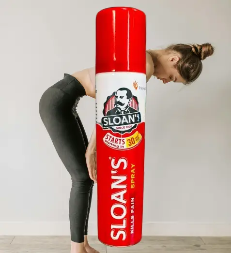 sloan spray kills pain