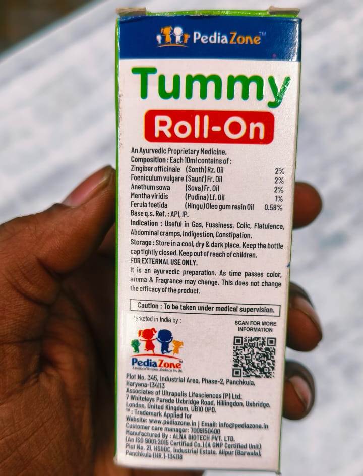 PediaZone Tummy Roll-On 40ml - Image 2